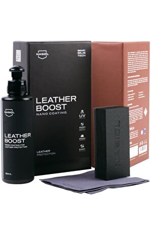 LeatherBoost Araç,Ev Deri Yüzeyler İçin Nano Kaplama-150 Ml-Deri Bakımı ve Koruma