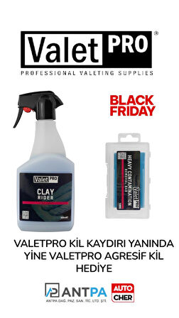 Valet Pro Clay Rider Kil Kaydirici Sprey 500ml. Ve Valet Pro Yüzey Temizleyici Mavi Kil - Blue Clay 100gr