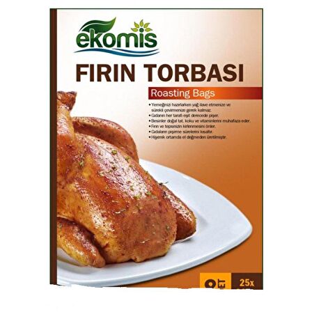 Ekomis Fırın Torbası 8 Adet 25 x 38 CM