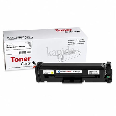 Printpen Box Hp Cf412X (410X) & Canon Crg-046Hy Sarı (5K) M377 M452 Toner