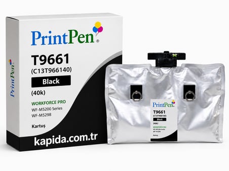 Printpen Epson T9661 (C13T966140) Black (40K) Workforce Pro Wf M5200 Series Wf M5298 Kartus