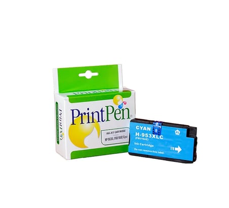 Printpen HP 953XL (F6U16AE) Mavi Yüksek Kapasite (27,0ml.) OfficeJet Pro 7720 7730 Kartuş