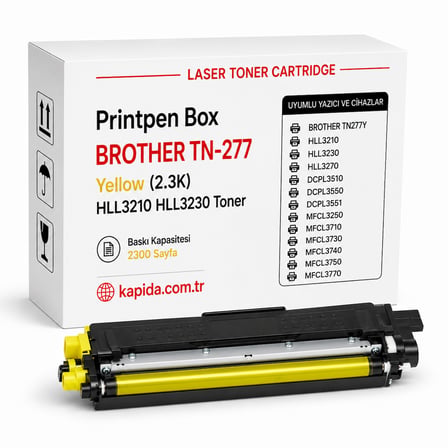 Printpen Box Brother Tn 277 Sari (2 3K) Hll3210 Hll3230 Toner