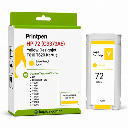 Printpen Hp 72 (C9373Ae) Sari Designjet T610 T620 Kartus