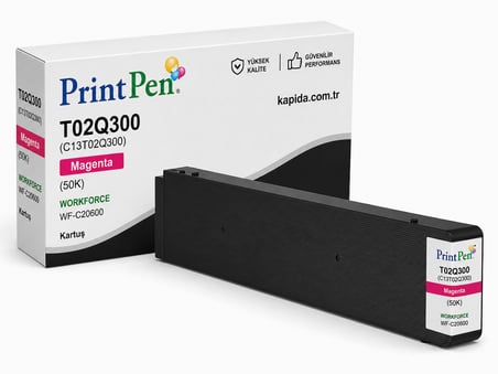 Printpen Epson T02Q300 (C13T02Q300) Kırmızı (50K) Workforce Wf-C20600 Kartuş