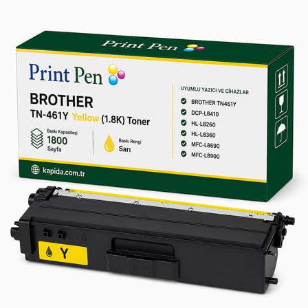 Printpen Box Brother Tn 461Y Sari (1 8K) Dcp L8410 Hl L8260 Toner