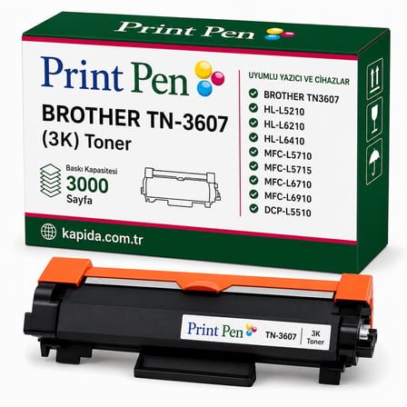 Printpen Brother TN-3607 (3K) HL-L5210 HL-L6210 Toner