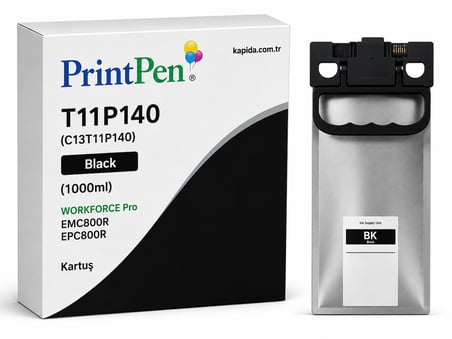 Printpen Epson T11P140 (C13T11P140) Black (1000Ml) Workforce Pro Emc800R Epc800R Kartus