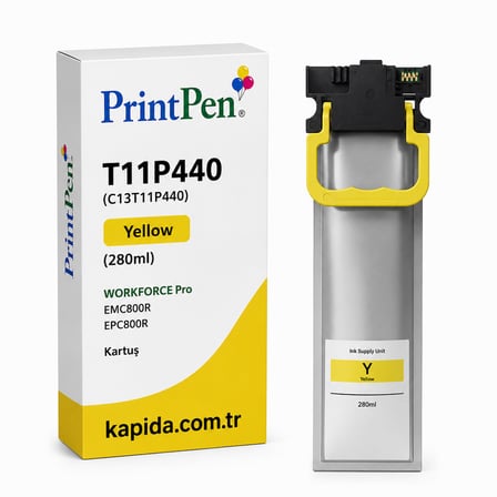 Printpen Epson T11P440 (C13T11P440) Sari (280Ml) Workforce Pro Emc800R Epc800R Kartus