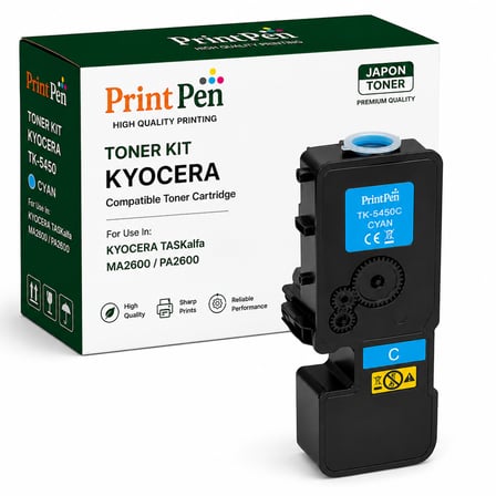Printpen Kyocera TK-5450 Mavi (50Gr) (3.2K) (Japon Toner) MA2600 PA2600
