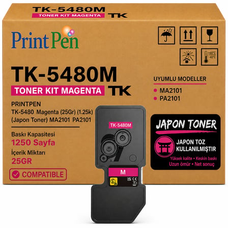 Printpen Kyocera Tk 5480 Kirmizi (25Gr) (1 25K) (Japon Toner) Ma2101 Pa2101