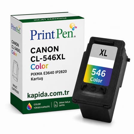 Printpen Canon Cl 546Xl Color Pixma E3640 İp2820 Kartus