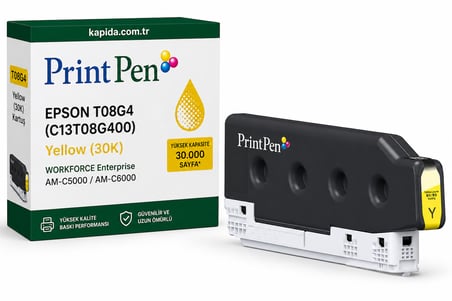 Printpen Epson T08G4 (C13T08G400) Sari (30K) Workforce Enterprise Am C5000 Am C6000 Kartus