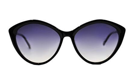 HERMOSSA  1384 C1 56  Kadın/ SİYAH Çekik Çerçeve Güneş Gözlüğü