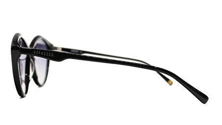 HERMOSSA  1384 C1 56  Kadın/ SİYAH Çekik Çerçeve Güneş Gözlüğü