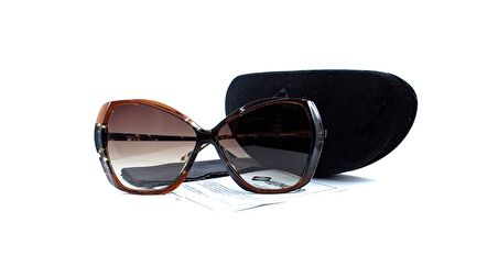 HERMOSSA  1387 C2 57  Kadın KARMA Geometrik Çerçeve Güneş Gözlüğü