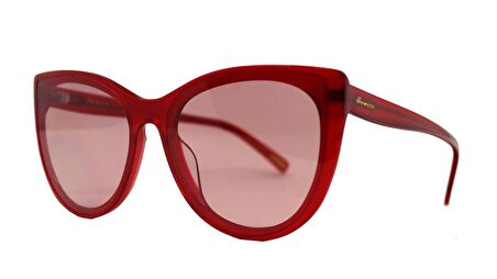 HERMOSSA  1407 05 57  Kadın/ KIRMIZI Çekik Çerçeve Güneş Gözlüğü