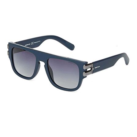 Despada DS 2266 C4 55 Polarize Unisex Kare Lacivert Kemik Güneş Gözlüğü