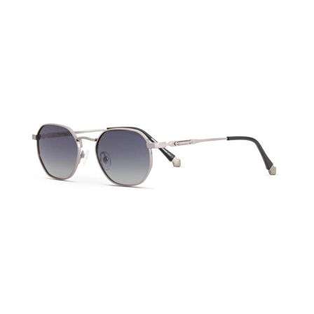 Despada Ds 2331 C2 52 Unisex Geometrik Gri Metal Güneş Gözlüğü