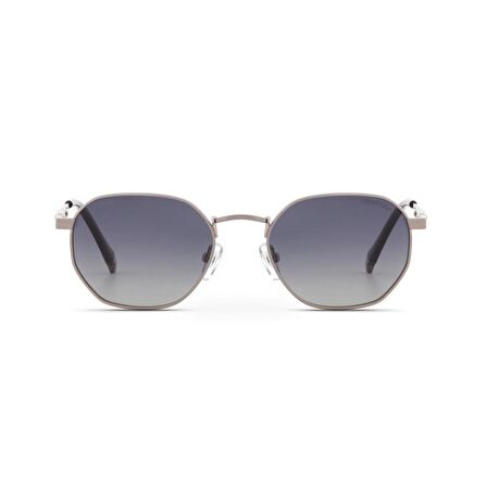 Despada Ds 2331 C2 52 Unisex Geometrik Gri Metal Güneş Gözlüğü