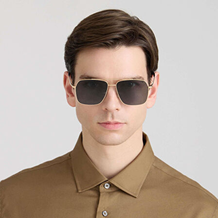 Blancia Milano BC 1308 Dikdörtgen Erkek Güneş Gözlüğü