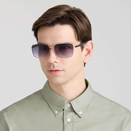 Blancia Milano BC 1321 Dikdörtgen Erkek Güneş Gözlüğü