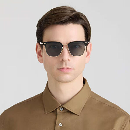 Blancia Milano BC 1341 Dikdörtgen Unisex Güneş Gözlüğü