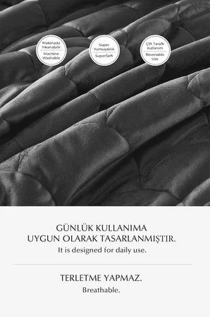 Shane Kadife Yatak Örtüsü Seti Tek Kişilik Supersoft 2 Parça Yumuşak Elyaf Dolgulu Çeyizlik