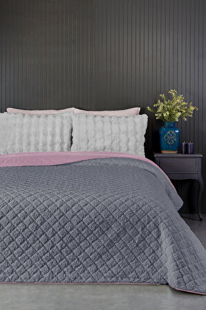 Premium Peluş Çift Kişilik Çok Amaçlı Yatak Örtüsü 200x220 Çift Taraflı Yumuşak Battaniye Pike
