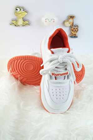 Unisex Çocuk Spor Ayakkabı Kuromi Spor Ayakkabı Özel Tasarım Bağçıklı ve Cırtlı Çocuk Sneaker Spor