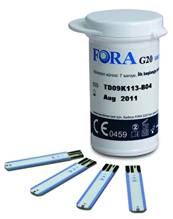 FORA G20 Şeker Ölçüm Strip 2 KUTU