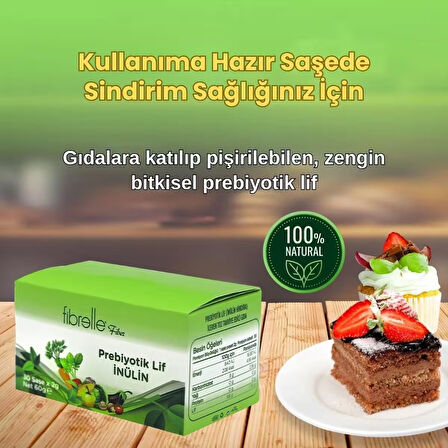 Fibrelle Prebiyotik Lif İnülin Hindibağ 30 Saşe x 2 Gr - AROMASIZ
