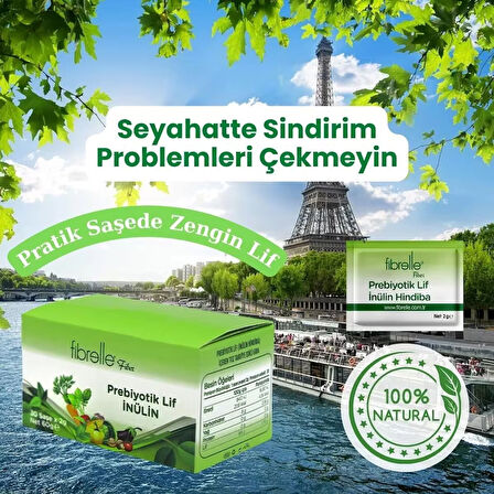 Fibrelle Prebiyotik Lif İnülin Hindibağ 30 Saşe x 2 Gr - AROMASIZ