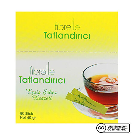 Fibrelle Ultra Plus Tatlandırıcı 80 Saşe x 0.5 Gr - AROMASIZ