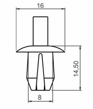 FİAT DAVLUMBAZ KLİPSİ SAYK0907 12 ADET MARKA İLE UYUMLU