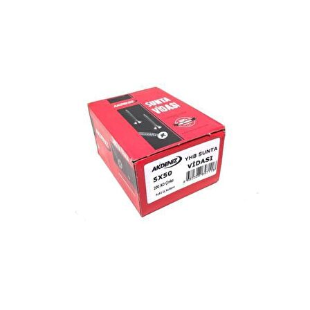 Akdeniz Sunta Vidası 5.0X50 Çinko 200 adet