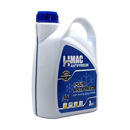H-Mac Antifriz -40 Derece 3 Lt Uzun Ömürlü Antifiriz Pas Önleyici