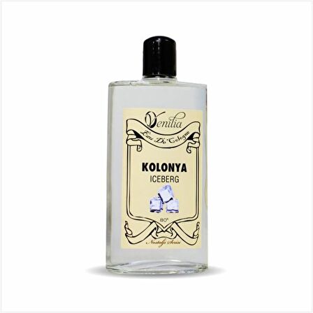 Venilia Iceberg 80 Derece Cam Şişe 200 ml Kolonya