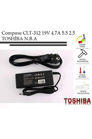 Compaxe CLT-312 19V 4.74A 5.5-2.5 Toshiba Notebook Adaptörü