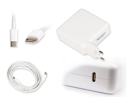 Apple Uyumlu MacBook 20.2V 4.3A 87W Type-C Adaptör, Şarj Aleti Cihazı (USB-C) / RNA-AP13