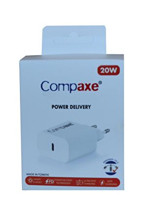 Compaxe CTA-200C USB Hızlı Şarj Aleti Beyaz