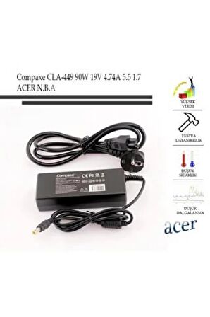 Compaxe Clc-903 19v 3.42a 4.0 Casper Notebook Adaptörü