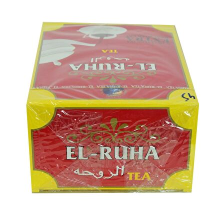 El-Ruha Organik Dökme Siyah Çay 400 gr 