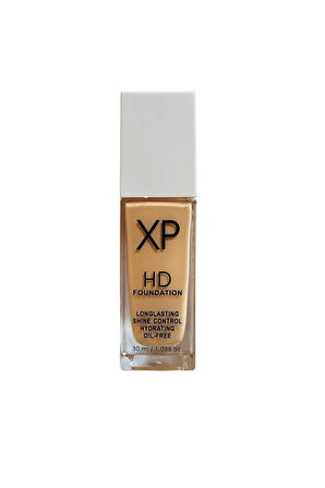 XP HD Foundatıon (No:03) Longlastıng Shıne Control Hydratıng Oıl-Free 30 ml (Cam Şişe)