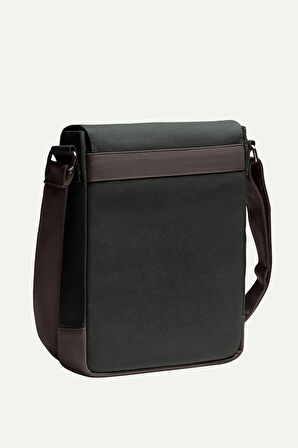 Unisex Dikey Postacı Çantası - Methone - Asphalt