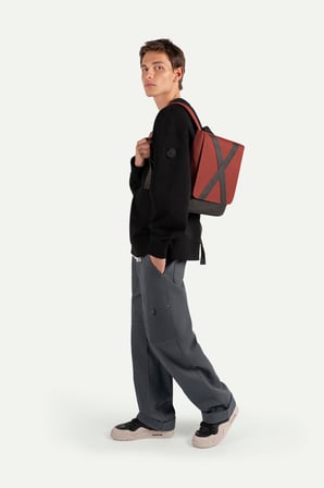 Bordo Unisex Sırt Çanta | (Nordhug Mini - Brick)