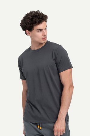 Erkek Regular Fit Basic T-Shirt - Plum