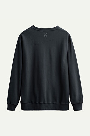 Unisex Basic Regular Sweatshirt - Ruga - Raven