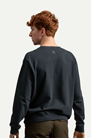 Unisex Basic Regular Sweatshirt - Ruga - Raven