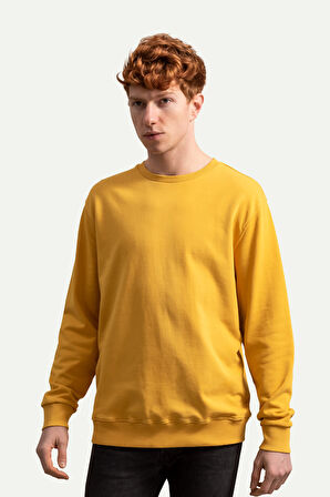 Unisex Basic Regular Sweatshirt - Ruga - Sulphur